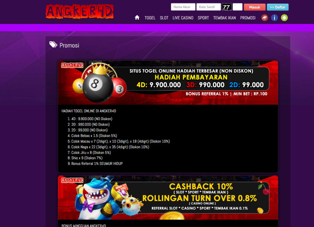 Situs Bermain Agen Judi Togel Singapore Terbaik