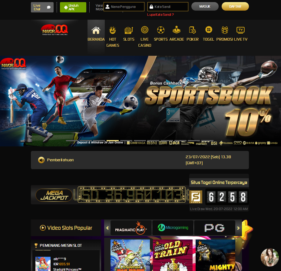 Games Populer Dari Setiap Barisan di Situs Agen Slot Online Terbaru 2022