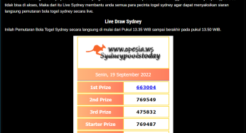 Istilah-Istilah Dalam Fungsi Data Live Draw Sydney Akurat