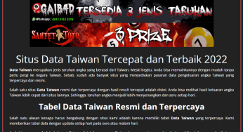 Pasang Angka Toto Taiwan | Data Taiwan