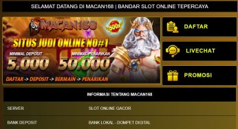 Situs Slot Online Terpercaya Macan168 Deposit BRI 24 Jam